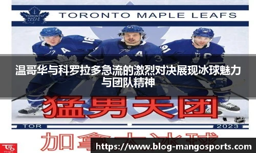 温哥华与科罗拉多急流的激烈对决展现冰球魅力与团队精神